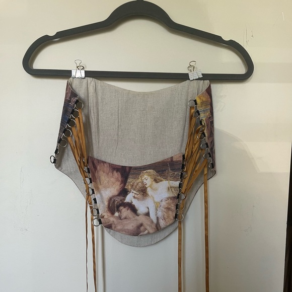 rusty reconstructed/RSTY Los Angeles “fall of Icarus” Corset - Picture 3 of 3